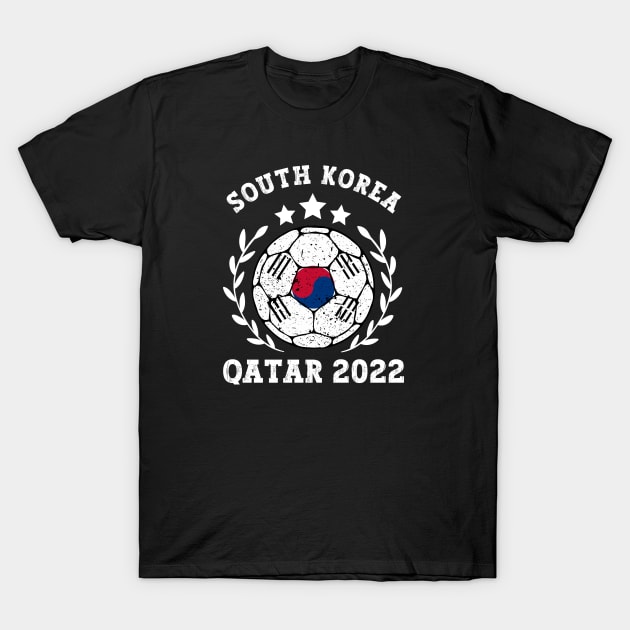 South Korea Football T-Shirt by footballomatic